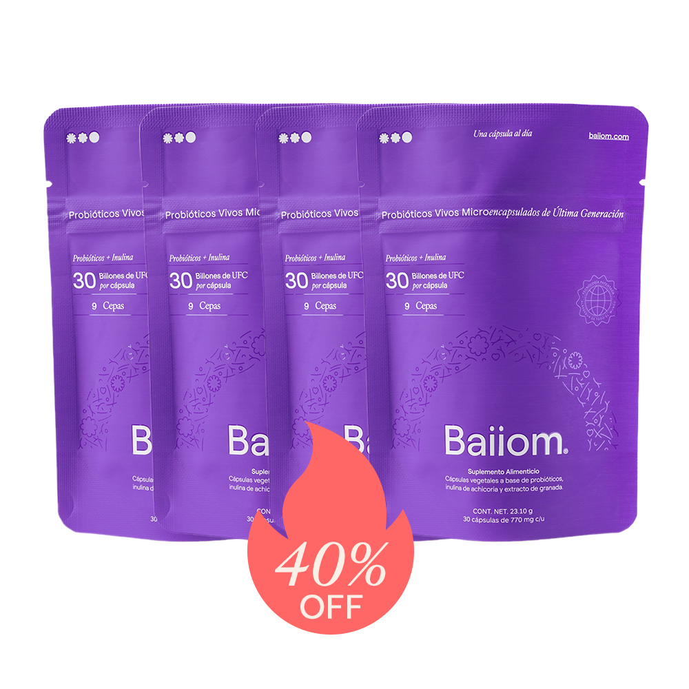 Probióticos + Prebióticos (Personal 120 días/ 4 sobres de 30)